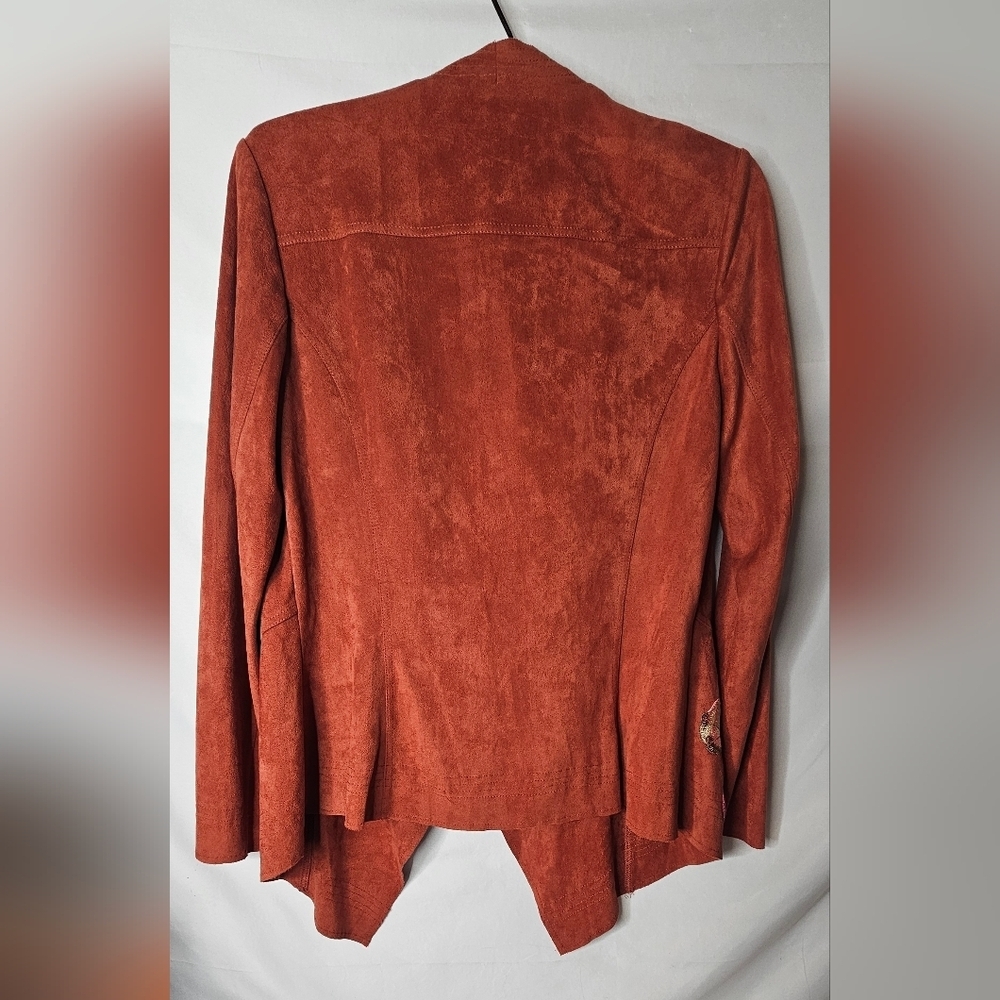 Great faux suede and fur boho jacket. Size S - Picture 4 of 9